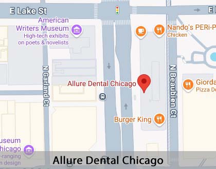 Map image for Emergency Dentist in Chicago, IL